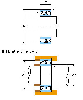 Spherical Original and high quality roller bearings 23944R