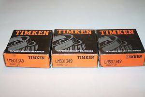 Original famous Timken  3 LM501349 Tapered Roller Cones LM-501349 * *