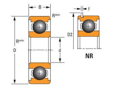 Timken Original and high quality  6009-NR-C3 Standard 6000 Series Deep Groove Ball Bearing