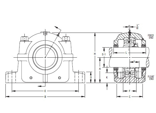 Timken SKF,NSK,NTN,Timken  SDAF 22617 Inch Tapered Bore Mounting Pillow Block SDAF225 and SDAF226 Series