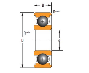 Timken High quality mechanical spare parts  16015-C3 16000 Narrow Series Deep Groove Ball Bearing