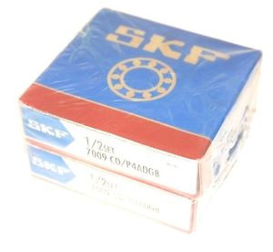 NEW SKF,NSK,NTN,Timken SKF 7009CD/P4ADGB BEARING SET 7009 CD/P4ADGB