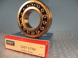 SKF Original and high quality 1207ETN9, 1207 ENT9, Double Row Self-Aligning Bearing