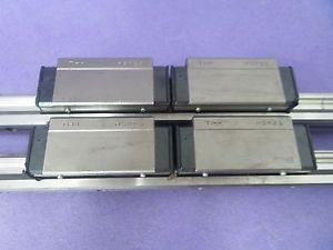 Original famous THK HSR25 Linear Bearing 2Rail 4Block HSR25 LM Guide CNC Route, USED