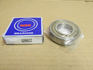 NIB SKF,NSK,NTN,Timken NSK 6206ZZ BEARING METAL SHIELD BOTH SIDES 6206 ZZ 6206Z 30x62x16 mm NEW