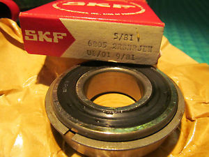 NIB SKF,NSK,NTN,Timken SKF Ball Bearing 25mm ID, 52mm OD, 15mm W 6205 2RSNRJEM