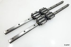 HSR15A2UU+460mm SKF,NSK,NTN,Timken Used THK Linear Bearing 2Rail 4Blocks LM Guide NSK CNC Route