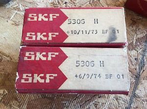 2-SKF SKF,NSK,NTN,Timken Bearings, Cat# 5306 H, comes w/30day warranty, free shipping