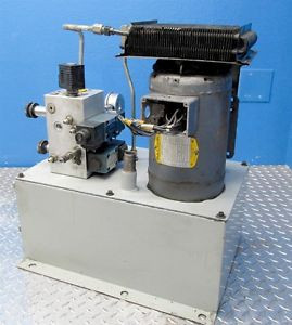 REXROTH SKF,NSK,NTN,Timken HS-43 BALDOR 1-1/2 HP HYDRAULIC OIL RESERVOIR PUMP w/ 8.5 GALLON TANK