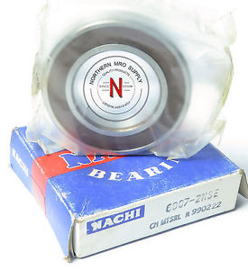 NACHI SKF,NSK,NTN,Timken BALL BEARING 6007-2NSE {SKF 6007-2RS} 35mm x 62mm x 14mm, Made in Japan