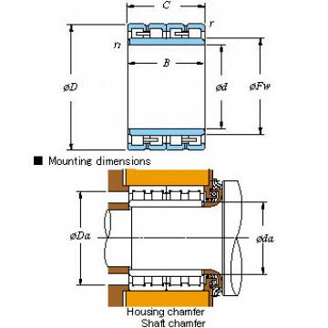 All kinds of faous brand Bearings and block Four-row cylindrical roller bearings 32FC24120W