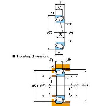 All kinds of faous brand Bearings and block Single-row &#8211; Metric series 332/28JR