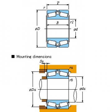 All kinds of faous brand Bearings and block Double-row &#8211; TDI type 45232