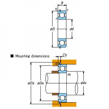 Single-row &#8211; Locating snap ring 6218NR NSK Country of Japan