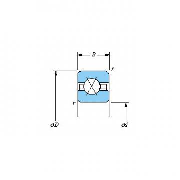 Open SKF,NSK,NTN,Timken type &#8211; Four-point contact type KCX110