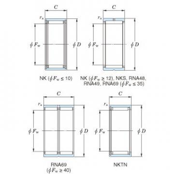 Heavy-duty needle roller bearings &#8211; Metric series, caged, without inner ring NK5/12TN NSK Country of Japan