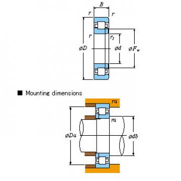 All kinds of faous brand Bearings and block Single-row &#8211; NUP NUP318R