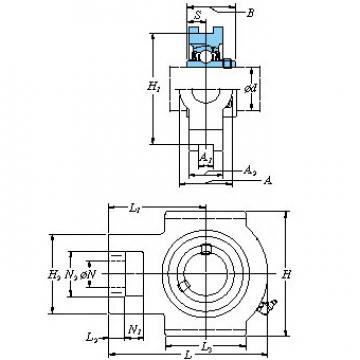 All kinds of faous brand Bearings and block Take-up type UCT215