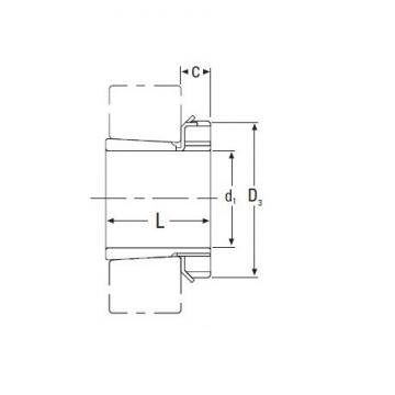 Timken Original and high quality  HA3032 Metric HA Adapter Sleeve for Inch Shaft