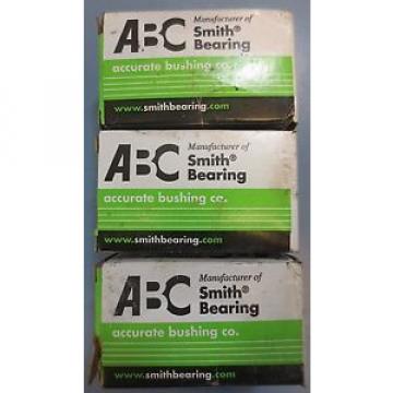 All kinds of faous brand Bearings and block Lot of 3 ABC Accurate Bushing Co Smith Bearing Cam Follower Model CR-1-1/4-B NIB