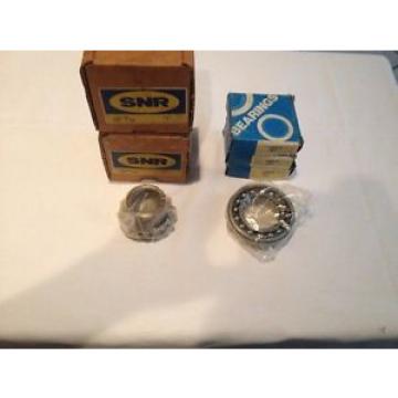 Bearings And Adaptors. 4Skf 1209K Bearings And 4 Each Snr 09X1 7/16 NSK Country of Japan