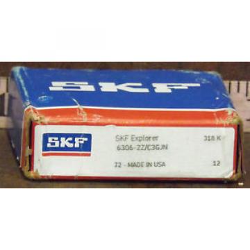 1 NEW SKF 6306-2Z/C3GJN EXPLORER ROLLER BEARING ***MAKE OFFER*** NSK Country of Japan