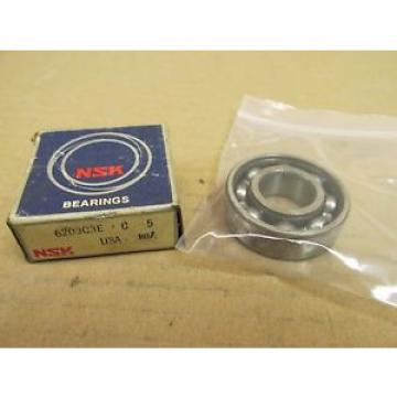 NIB NSK 6203C3 BEARING NO SHIELDS 6203 C3 6203C3E 17x40x12 mm NSK Country of Japan