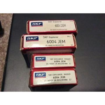 4-SKF,bearings#6004 Original and high quality JEM,30day warranty, free shipping lower 48!