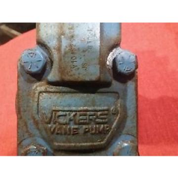 Original famous Vickers pump