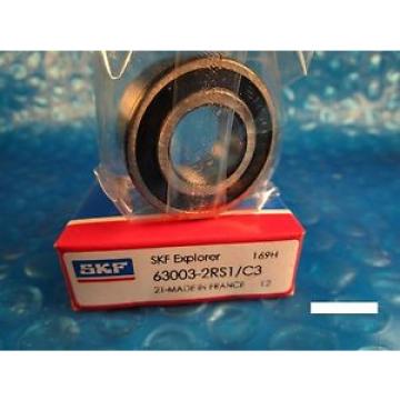 SKF SKF,NSK,NTN,Timken 63003-2RS1 C3. Single Row Radial Bearing, =2 FAG