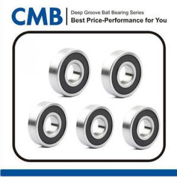 5pcs SKF,NSK,NTN,Timken 6304-2RS Deep Groove Rubber Sealed Ball Bearing 20 x 52 x 15mm