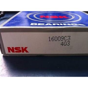 NSK SKF,NSK,NTN,Timken 16009 Ball Bearing Open 45mm x 75mm x 10mm New