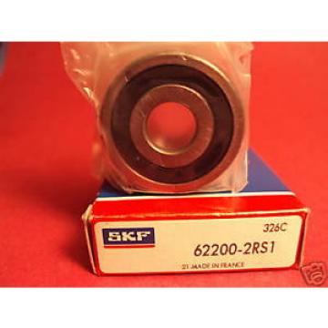 SKF 62200 2RS Single Row Radial Bearing, 622002RS NSK Country of Japan