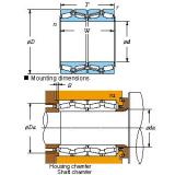 Four-row Original and high quality tapered roller bearings 37228