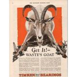 Timken High quality mechanical spare parts 1927 Roller Canton OH Get It! Waste s Goat WOW Vintage Print Ad