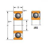 Timken High quality mechanical spare parts  61707-2RS-C3 61000 Thin-Section Series Deep Groove Ball Bearing