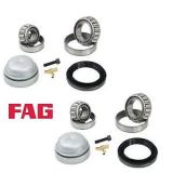 Original famous 2 L&amp;R Front Wheel Long Kits w/Grease Cap for Mercedes-Benz 380SE 84 Fag Bearing